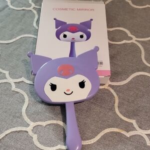 Purple Kuromi Character Hand Mirror